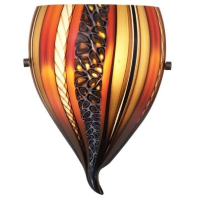 Amore Onion Amber Wall Sconce by Oggetti Luce - Starlight Lighting USA and Canada